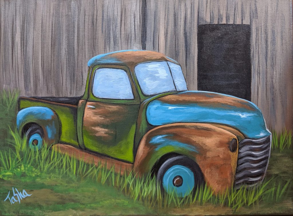 Old Rusty Truck Painting Tutorial